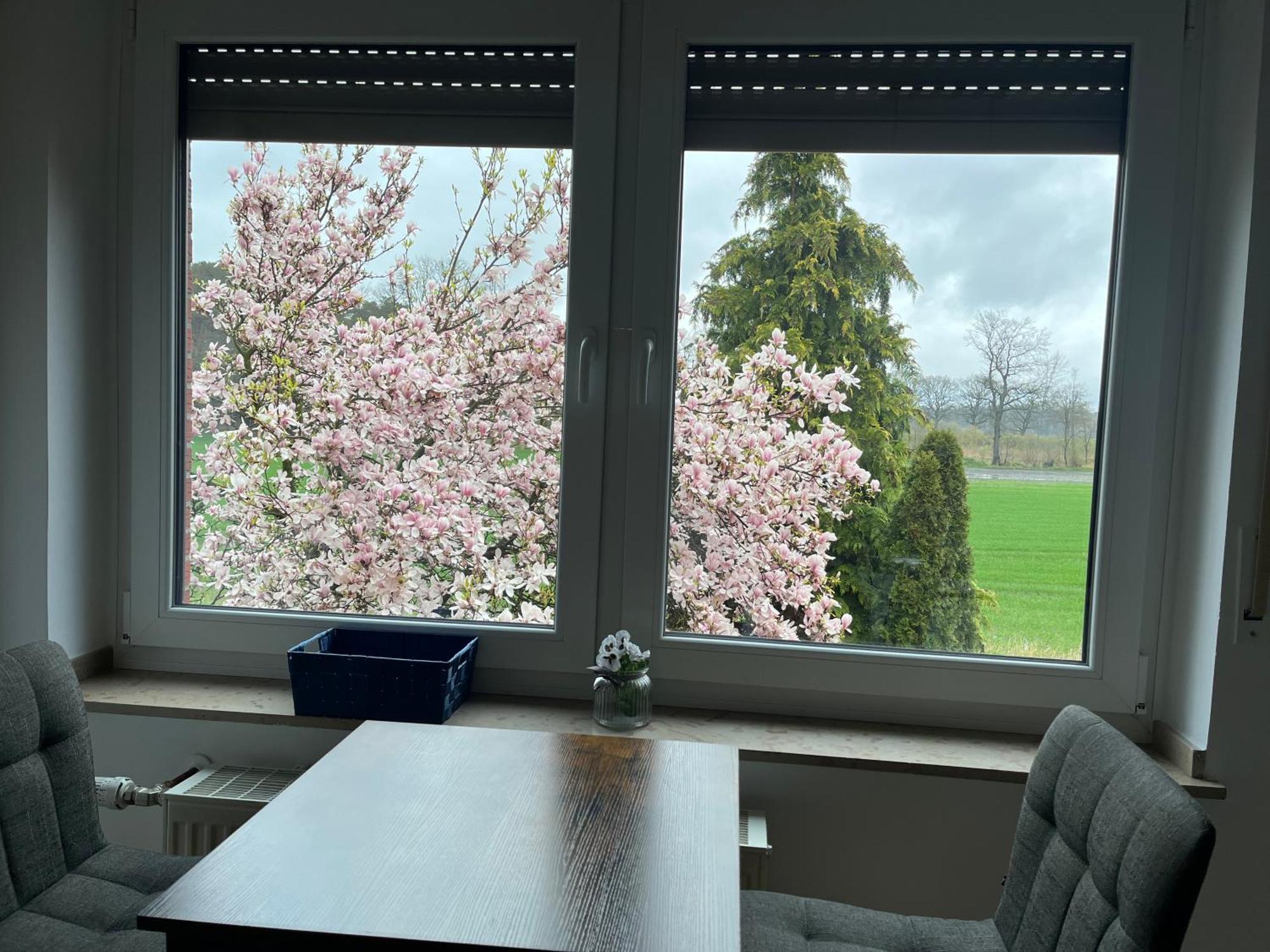 Wunderschoene Ferienwohnung Mit Balkon Auf Dem Bauernhof เกรเวน ภายนอก รูปภาพ